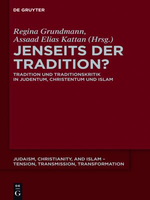 cover image of Jenseits der Tradition?